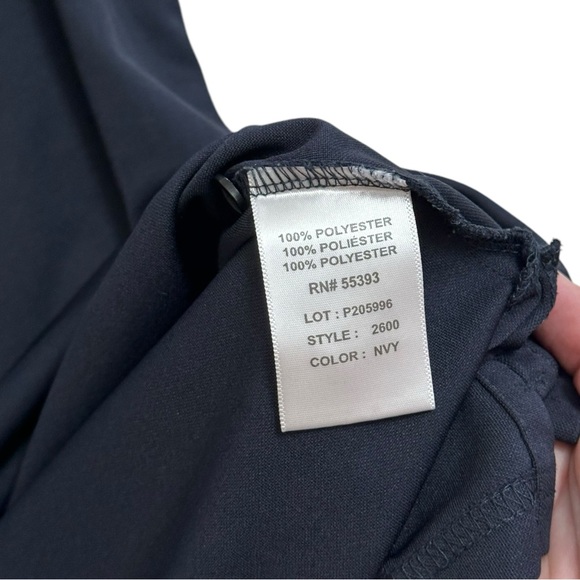 BMW Polo Shirt Men’s Large Navy Blue Polyester Short Sleeve Authentic OEM Merch - Picture 3 of 5